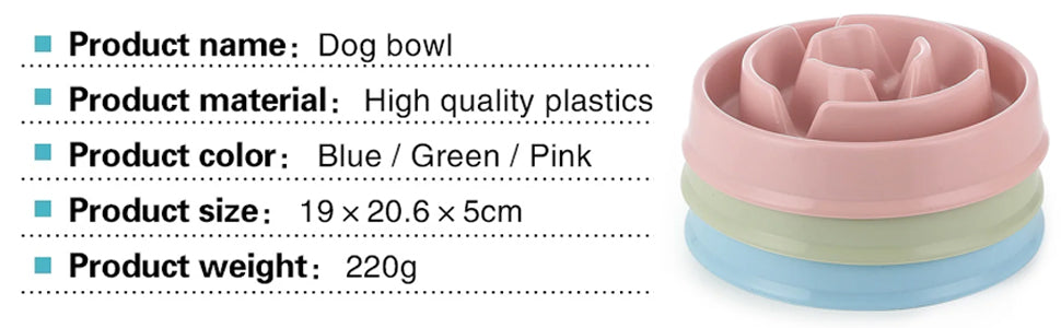 Generise Slow Feeder Dog Bowls