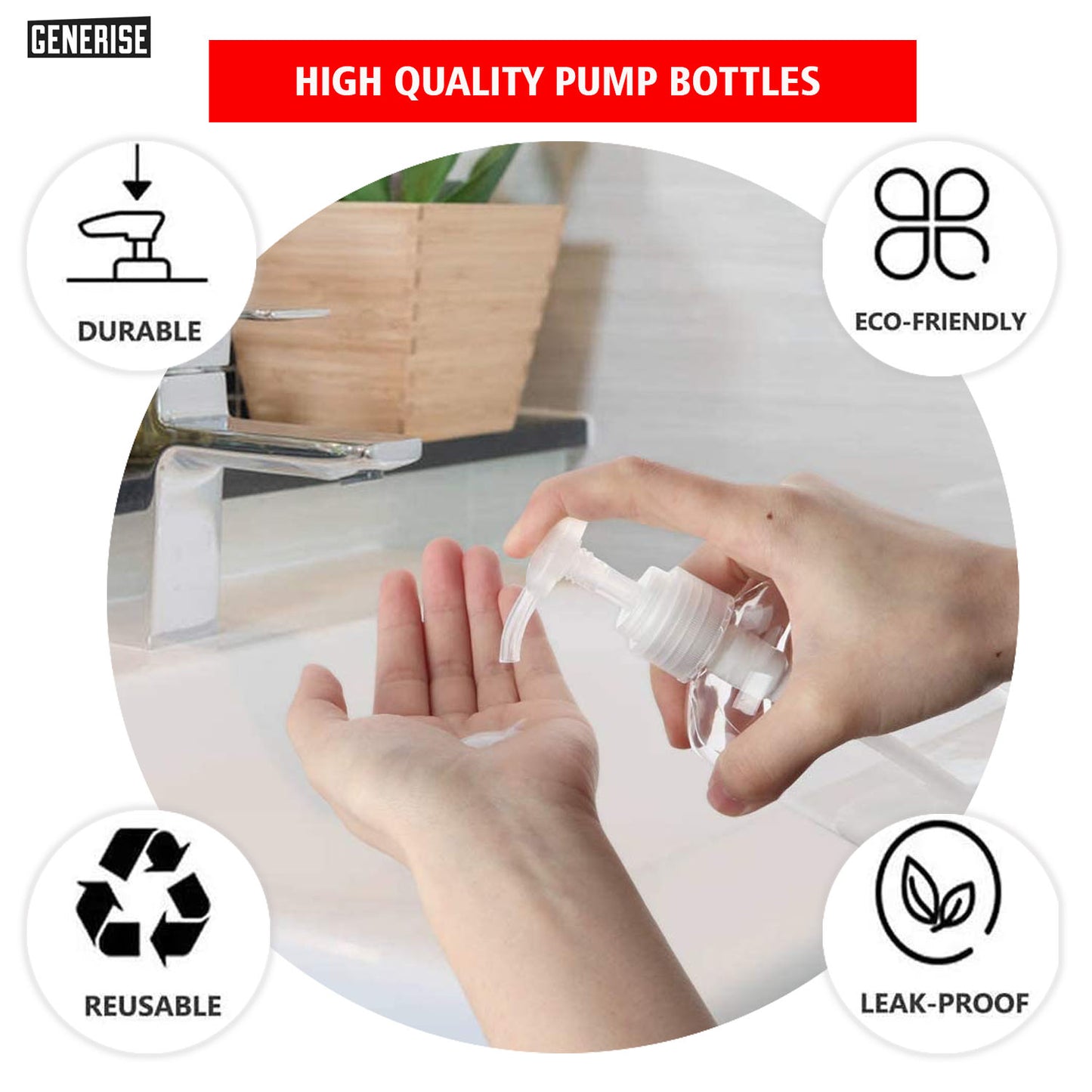 500ml Empty Refillable Bottle with Pump Action 