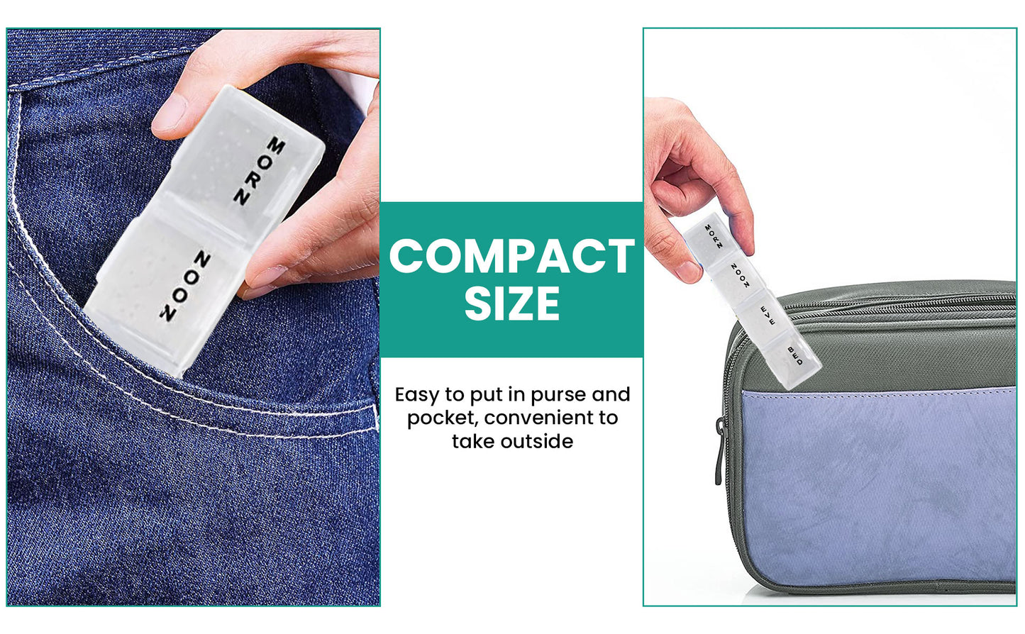 7 Day Pill Box & Supplement Organiser