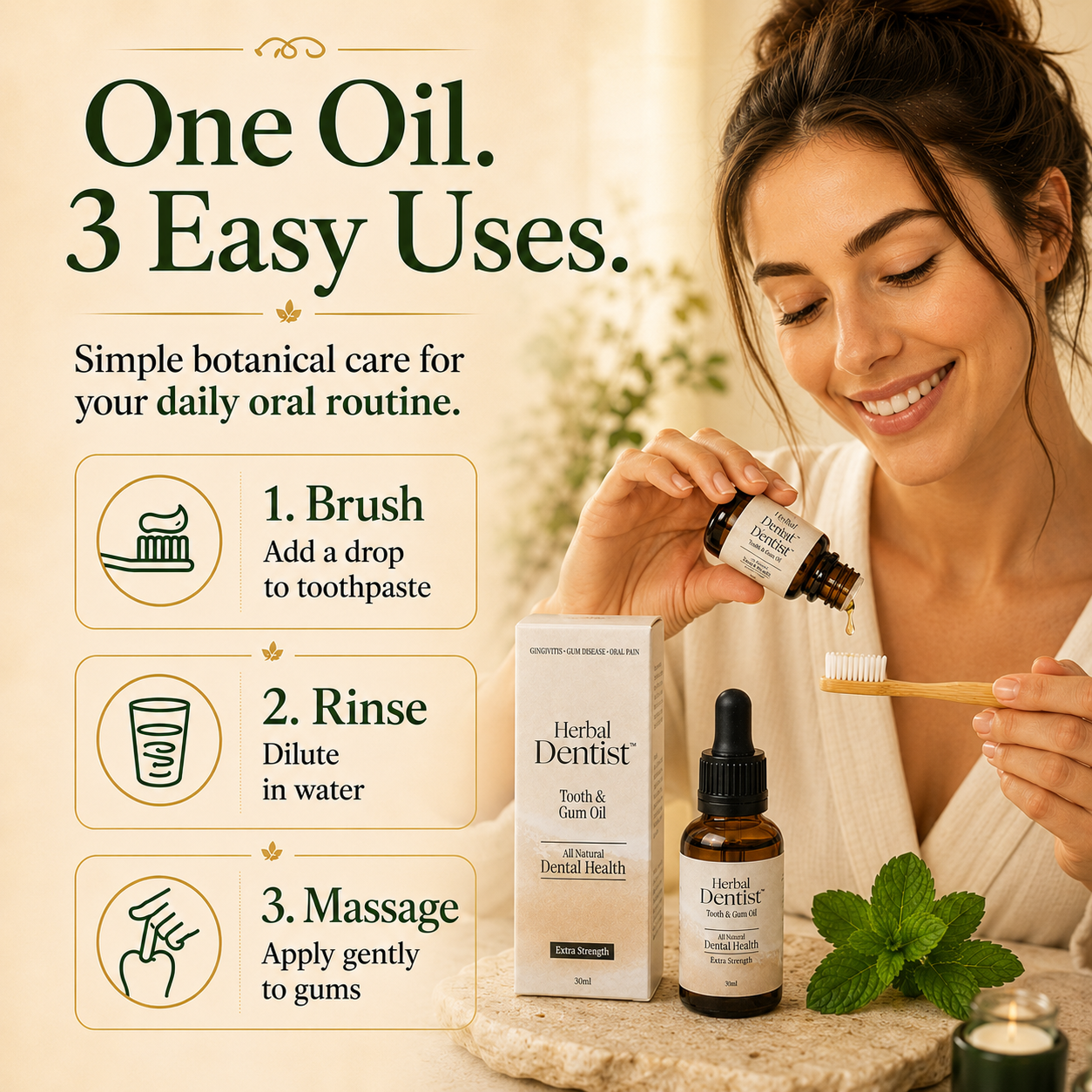 Herbal Dentist Tooth and Gum Oil 30ml