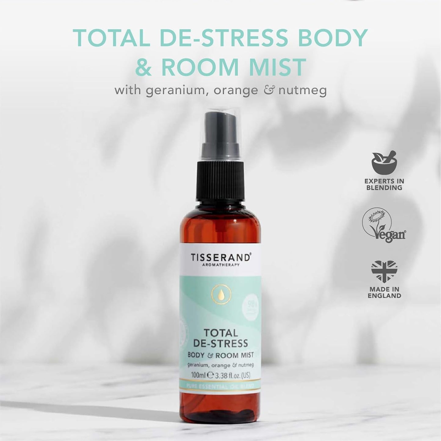 Tisserand Total De- Stress Body and Room Mist 100ml