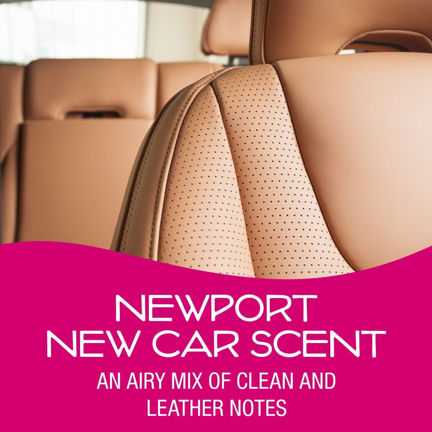 California Scents, Car Air Fresheners Can, Assorted Scents, Pack of 4, Strong Adjustable Long-Lasting Fragrance, Eliminates Odour