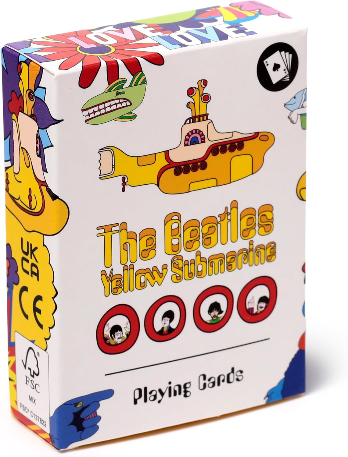 Puckator The Beatles Yellow Submarine Deck of Playing Cards