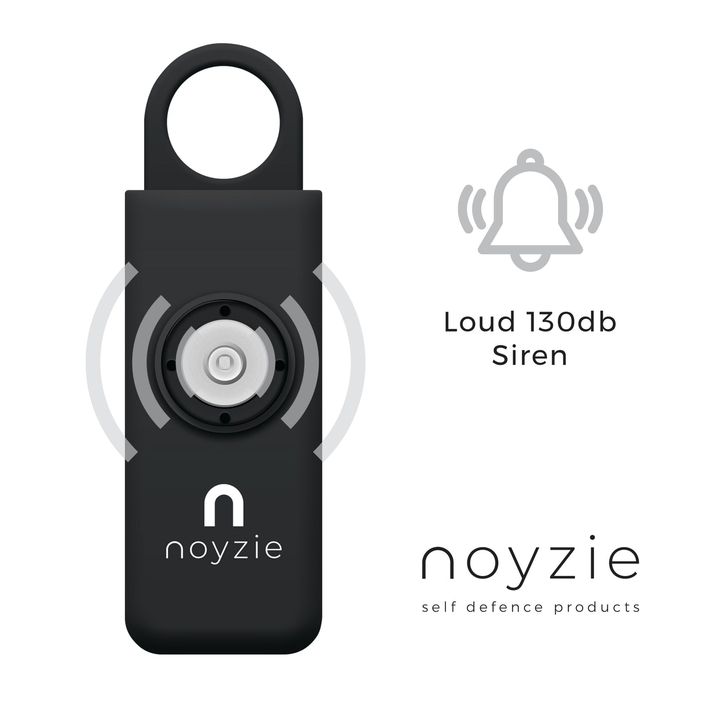 Noyzie LOCATE Rechargeable 130db GPS Personal Safety Alarm