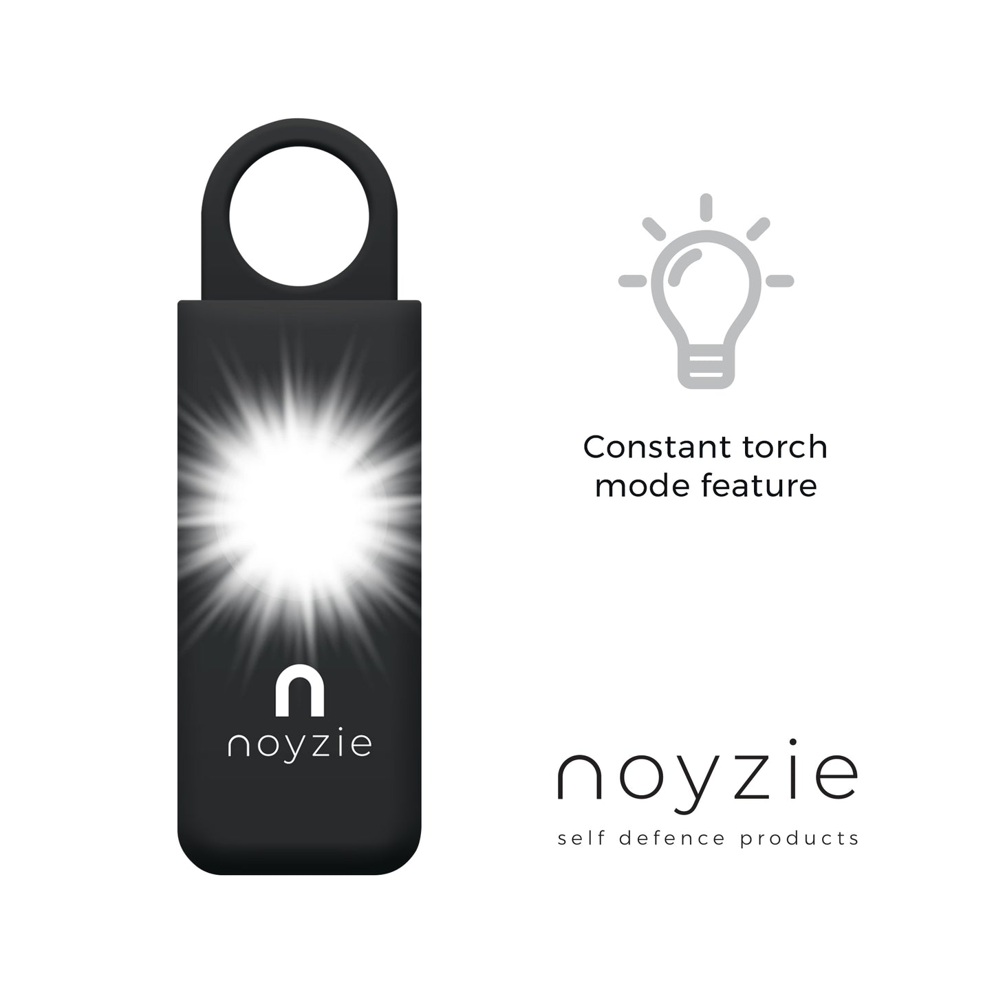 Noyzie LOCATE Rechargeable 130db GPS Personal Safety Alarm