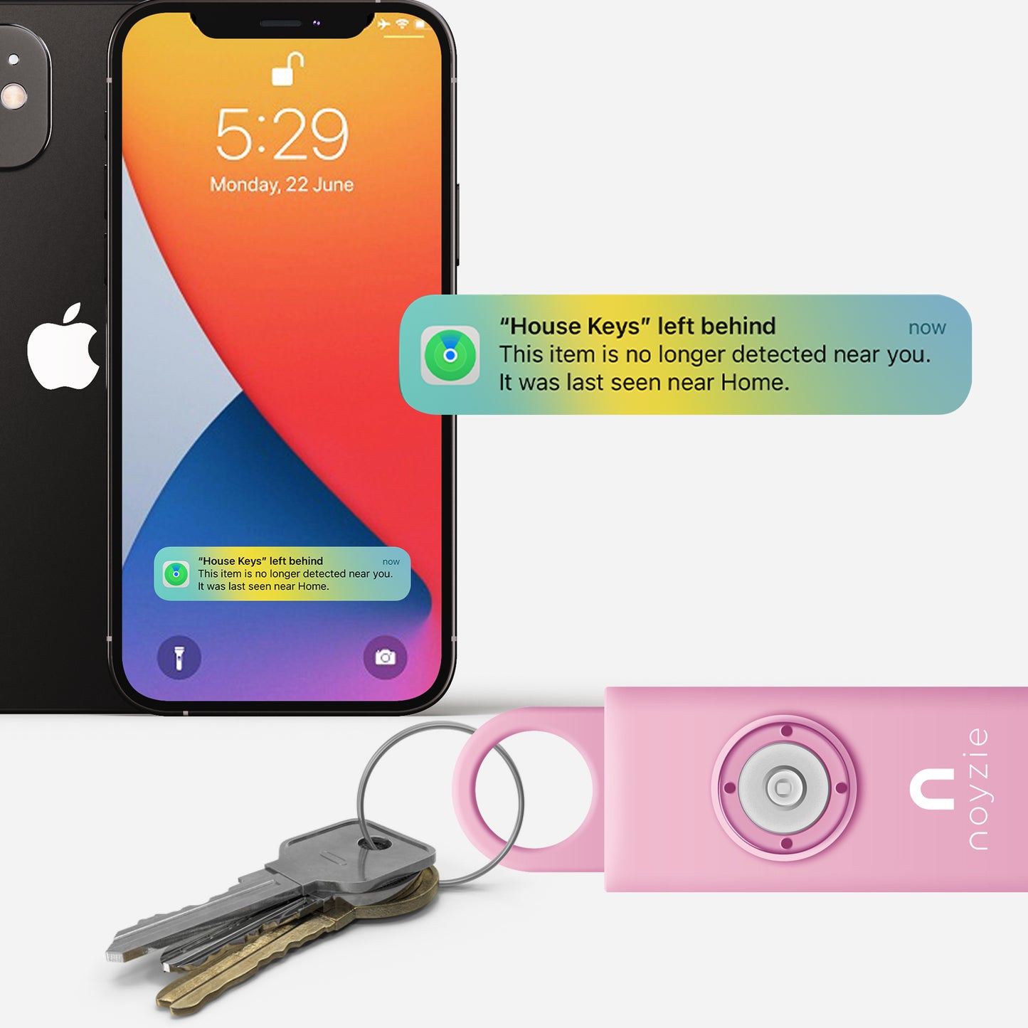Noyzie LOCATE Rechargeable 130db GPS Personal Safety Alarm