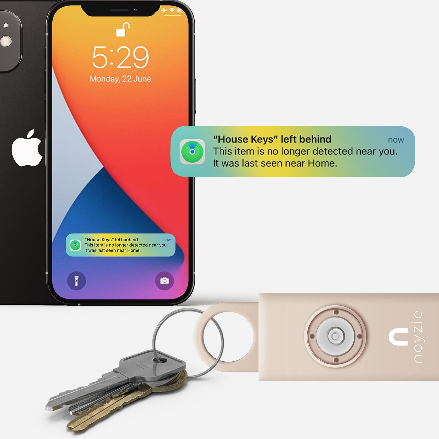 Noyzie LOCATE Rechargeable 130db GPS Personal Safety Alarm