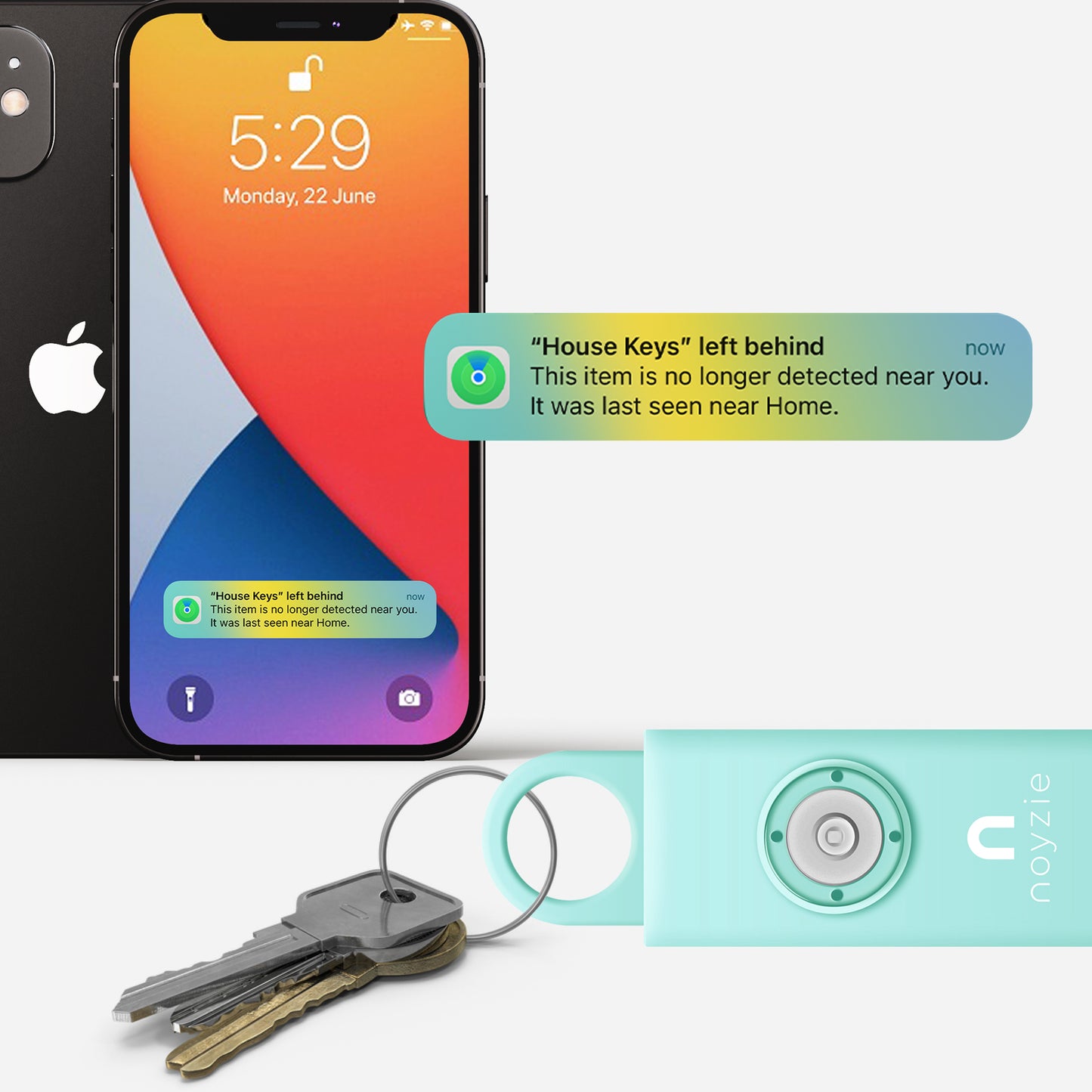 Noyzie LOCATE Rechargeable 130db GPS Personal Safety Alarm