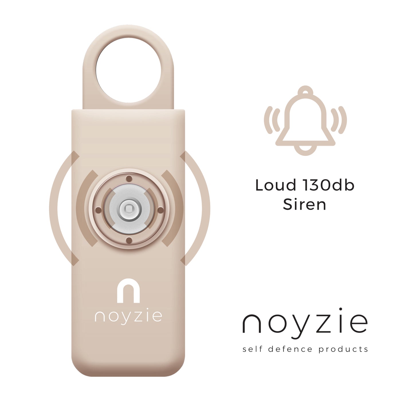 Noyzie LOCATE Rechargeable 130db GPS Personal Safety Alarm