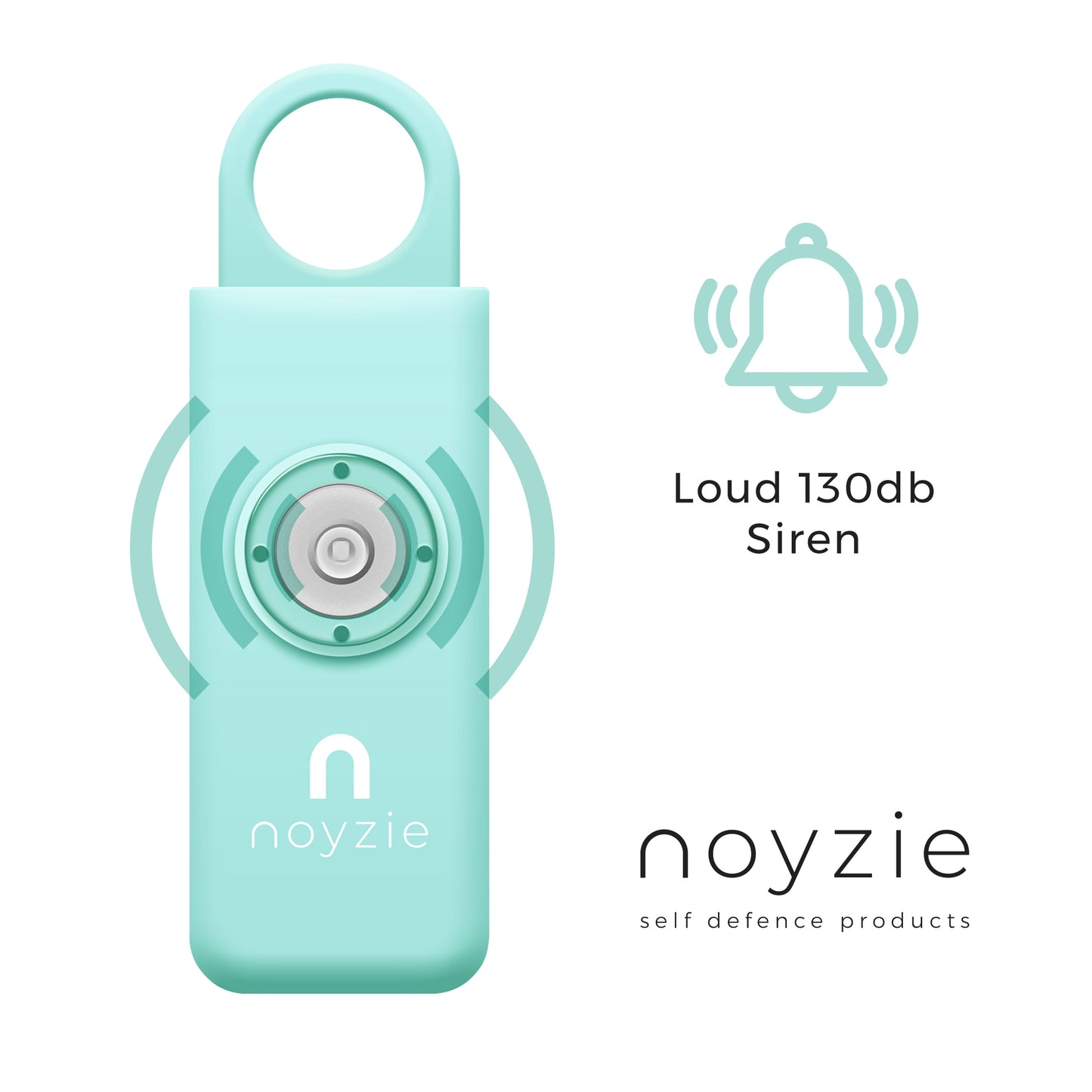 Noyzie LOCATE Rechargeable 130db GPS Personal Safety Alarm