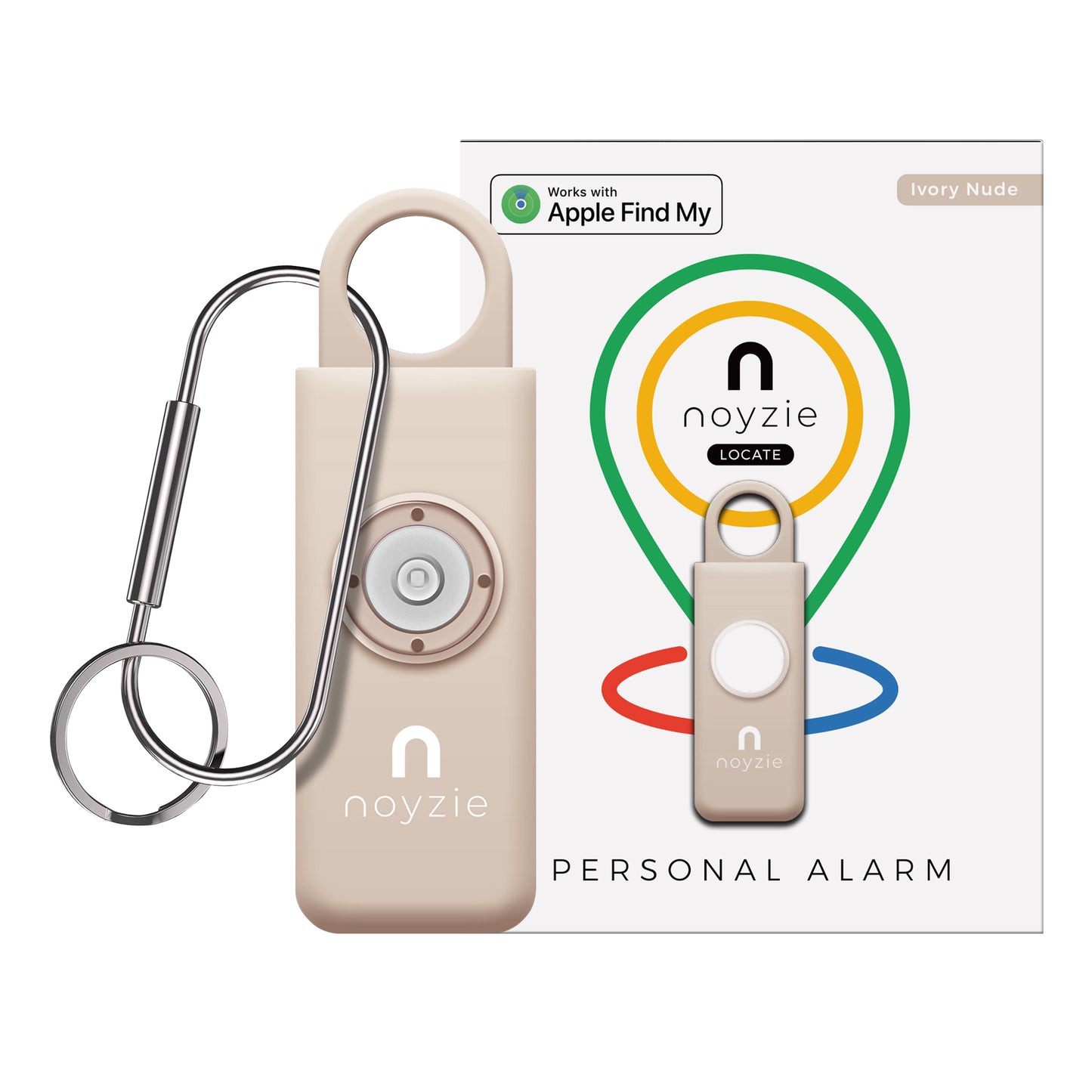 Noyzie LOCATE Rechargeable 130db GPS Personal Safety Alarm
