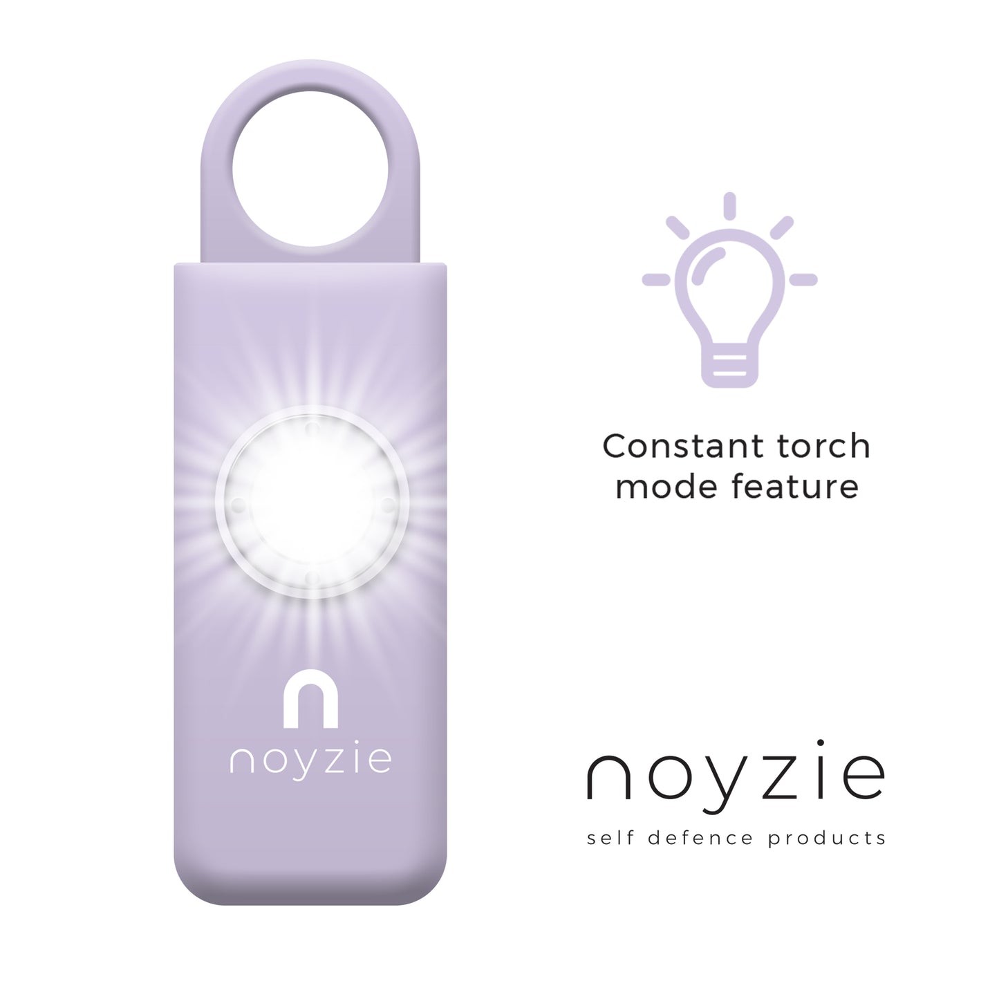 Noyzie PLUS Rechargeable 130db Personal Safety Alarm