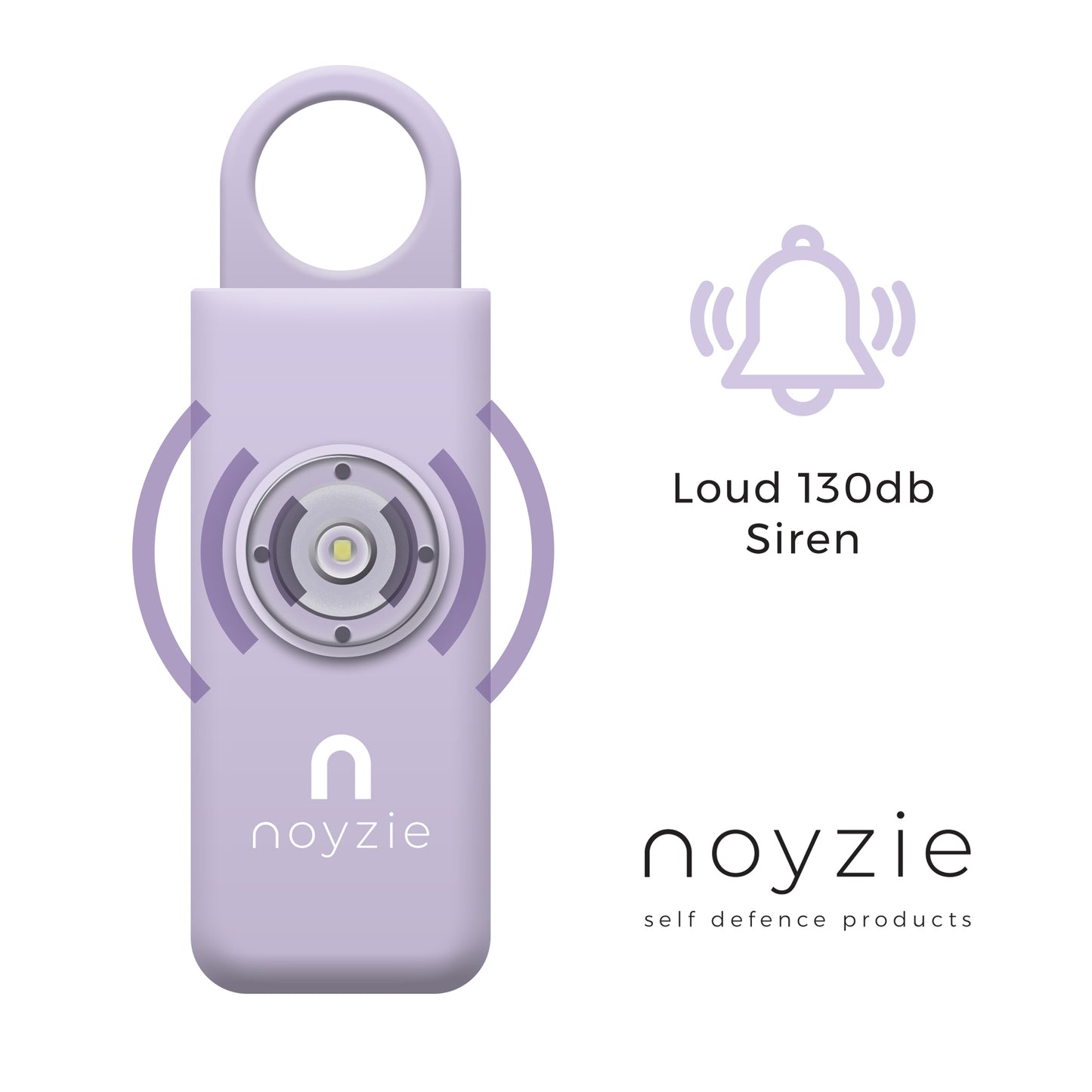 Noyzie PLUS Rechargeable 130db Personal Safety Alarm