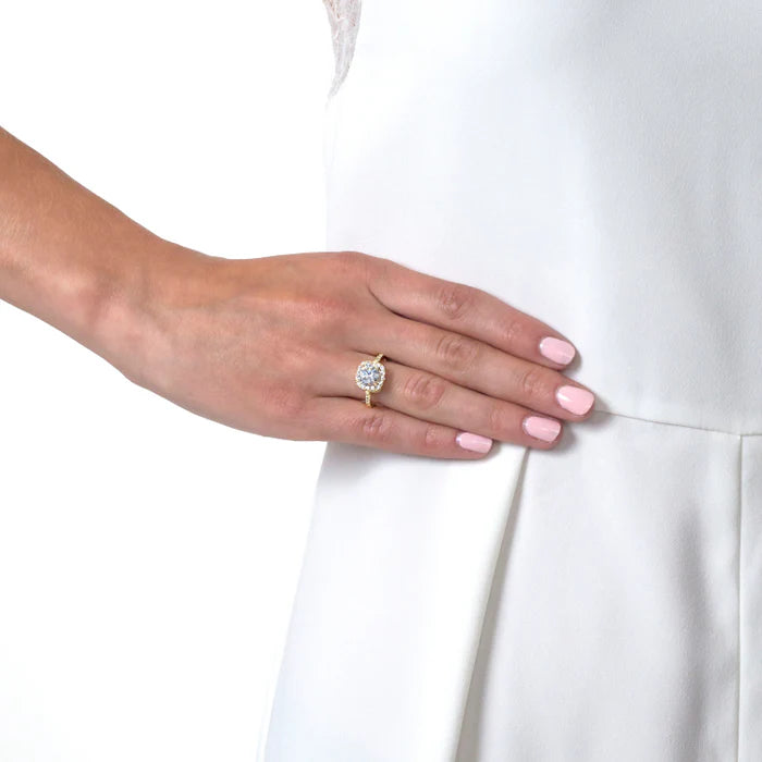 Diamond Style London - Affinity Ring in Gold Plate (Large) (Item code: Affinityringgold(l))