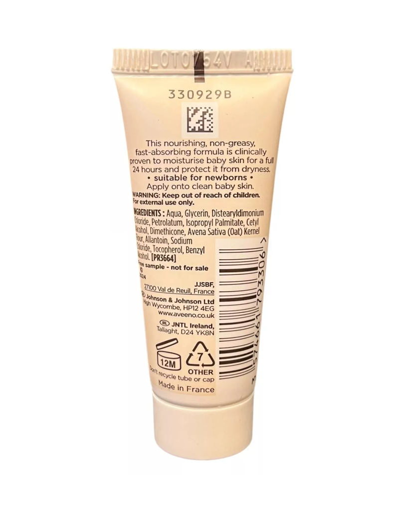 Aveeno Baby Daily Care Moisturising Lotion 15ml – Travel-Size Gentle Care for Delicate Skin