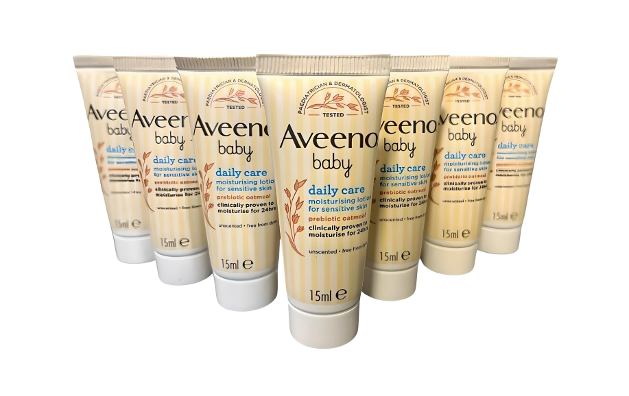 Aveeno Baby Daily Care Moisturising Lotion 15ml – Travel-Size Gentle Care for Delicate Skin