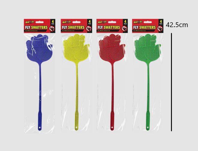 Beat It! Fly Swatters 4 Pack