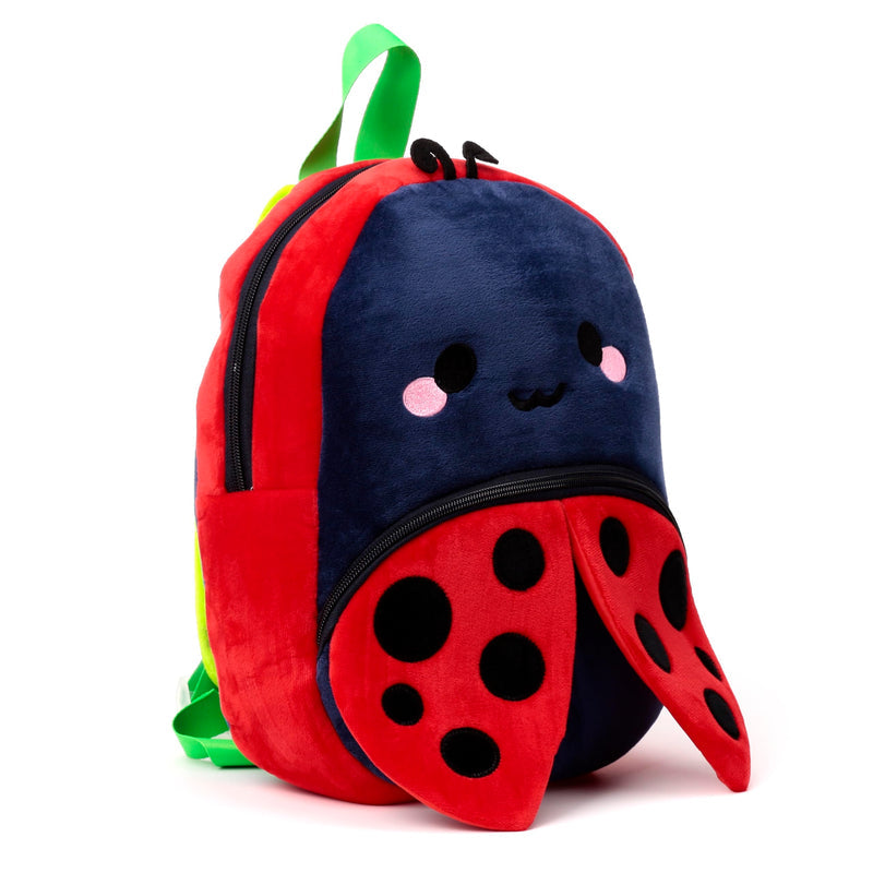 Puckator Adorabugs Tilly the Ladybird Plush Rucksack Backpack - Children's Backpacks - Small Luggage Bag - Travel Backpack For School - Toddler Kids Backpack - Cute Bags - Nursery Backpack Back Pack