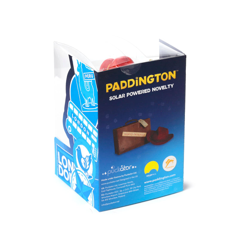Puckator Paddington Bear Solar Pal - Home Office Table Desk Dashboard Car Decor Decoration - Gift Ideas - Gifts For Teenage Old Boy Girl Dad Mums - Powered KIds Toys Toy Figure Figures