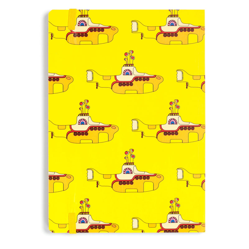 Puckator The Beatles Yellow Submarine Recycled Paper A5 Notebook - School Teacher Student Homework Study Planner Notepad - Collage University Essentials Journals Planners Jotter Uni Gifts Stationery