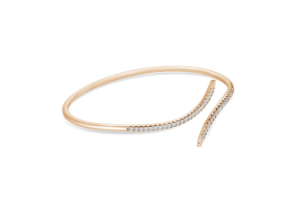 Diamond Style London - Entwine Rose Gold Bangle