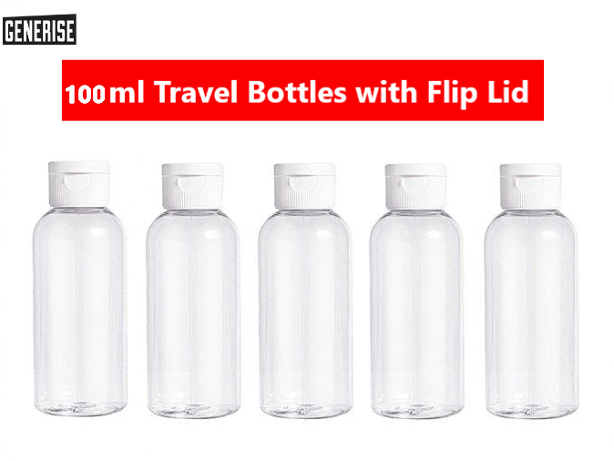 100ml Empty Refillable Bottle with Flip Lid