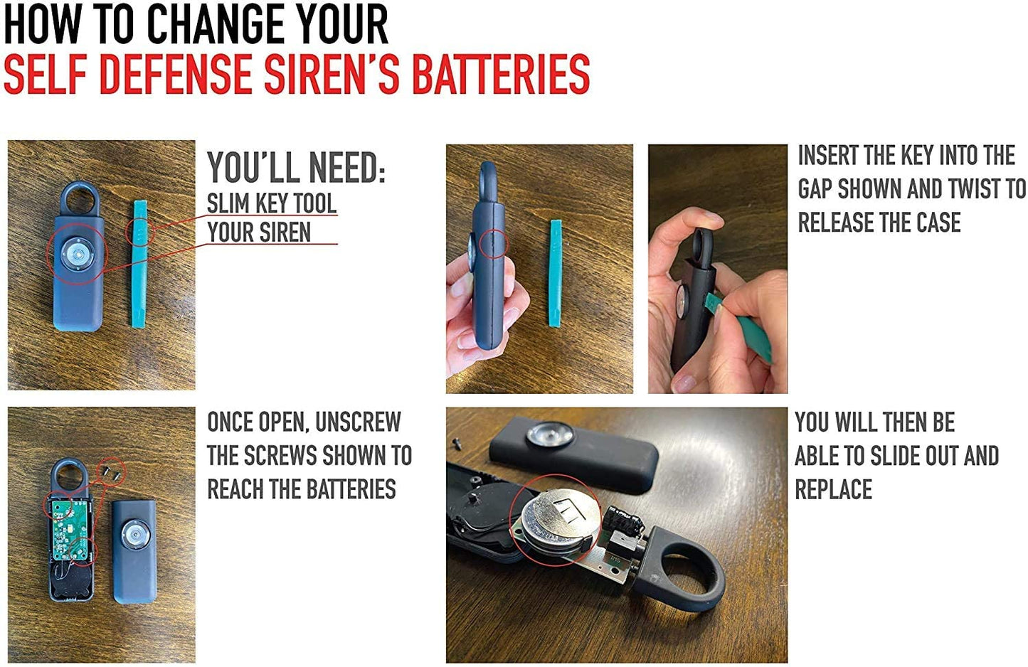 Generise Self Defence Panic Alarm 125DB