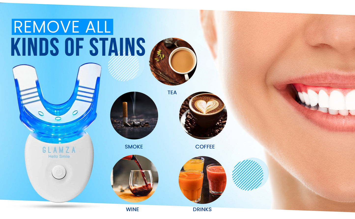 Glamza Hello Smile - Mouth Tray