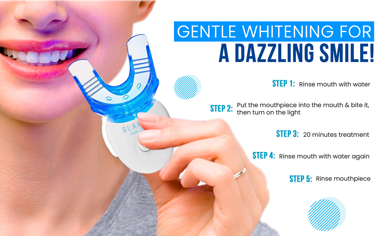 Glamza Hello Smile - Mouth Tray