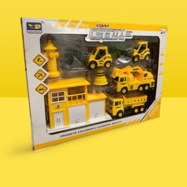 City Building Construction Truck Set - Toys
