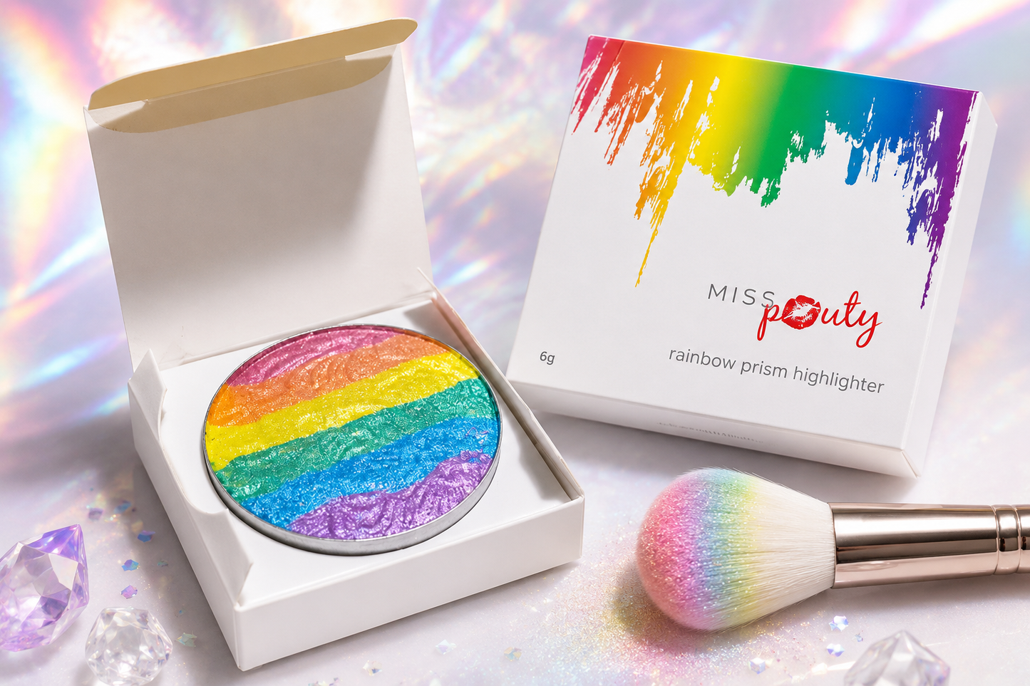 Rainbow Prism Shimmer Highlighter