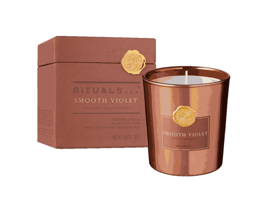Rituals Luxury Scented Candle – 360g (Oudh & Patchouli / Smooth Violet)