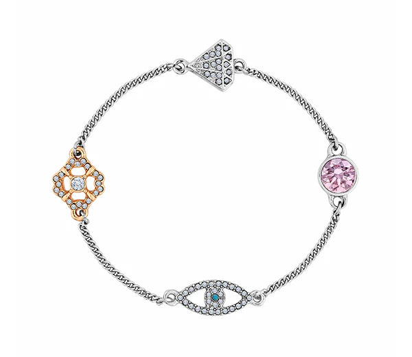 Diamond Style London - Stacker Magnetic Bracelet with Evil Eye Charm (Item code: Stackerbraevileye)