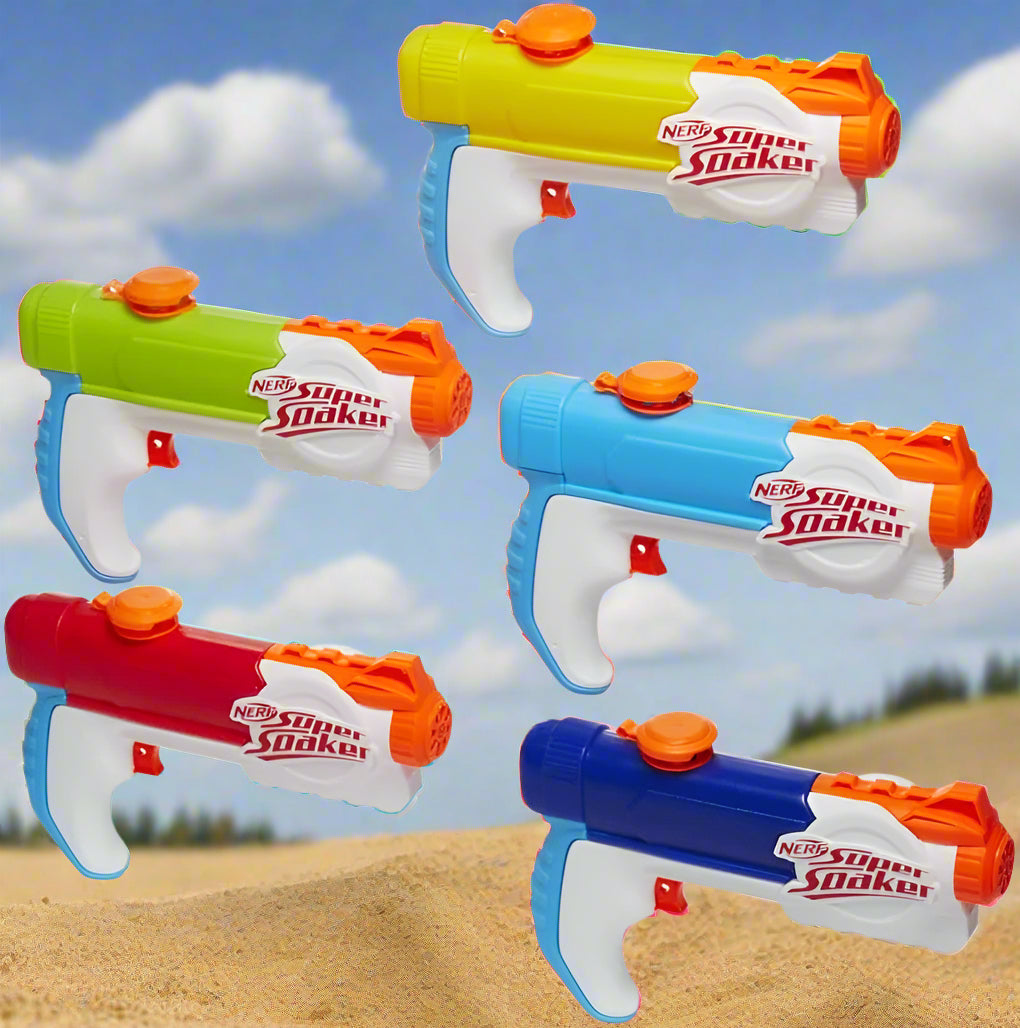 Super Soaker Nerf Multipack Includes 5 Piranha Water Blasters, Fun for Kids and Adults