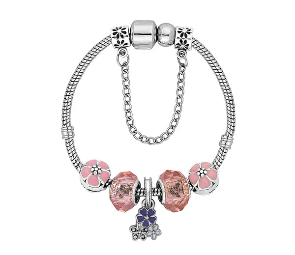 Diamond Style London - Treasure Bracelet in Blush (Item code: Treasurebrablush)