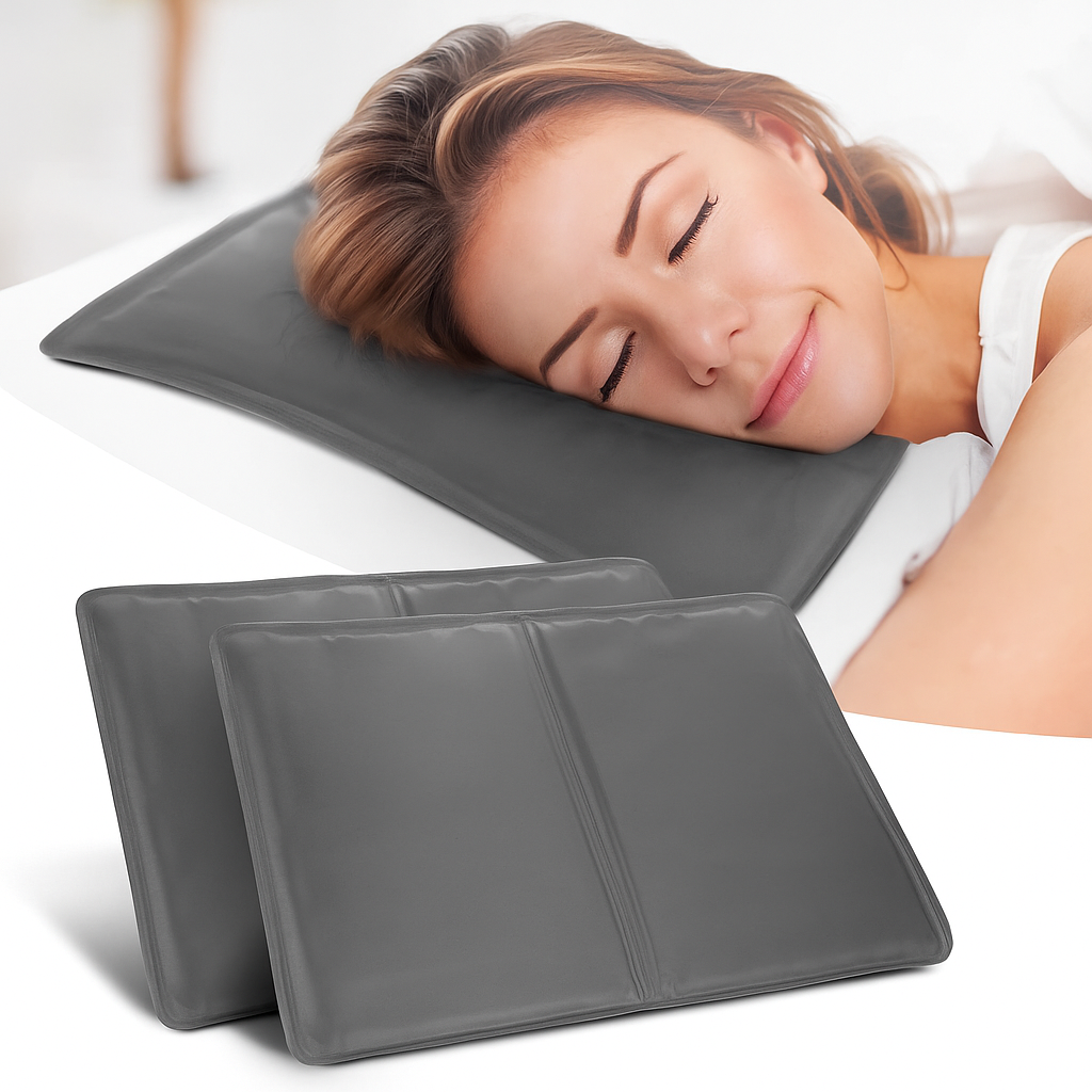 Generise Cooling Gel Pillow - 40cm x 30cm- Grey
