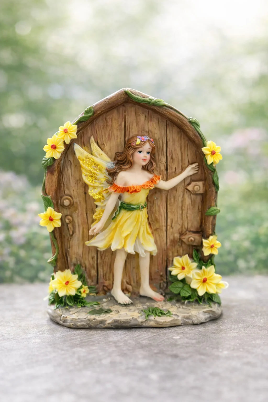 Spirit of Equinox Minature Fairy Door - YELLOW