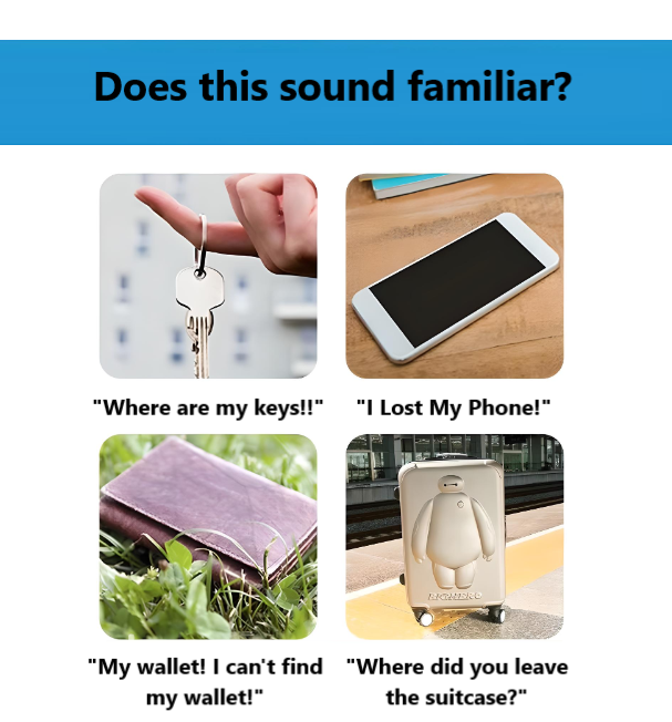 Generise 'Found It' Compact Bluetooth GPS Tracker Tag for Health & Beauty Enthusiasts