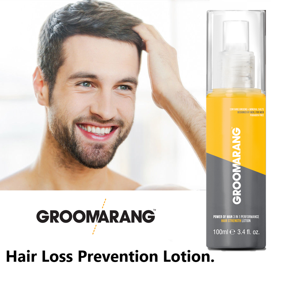Groomarang Power of Man 3 in 1 Performance 'Hair Loss Prevention Lotion' 100ml…