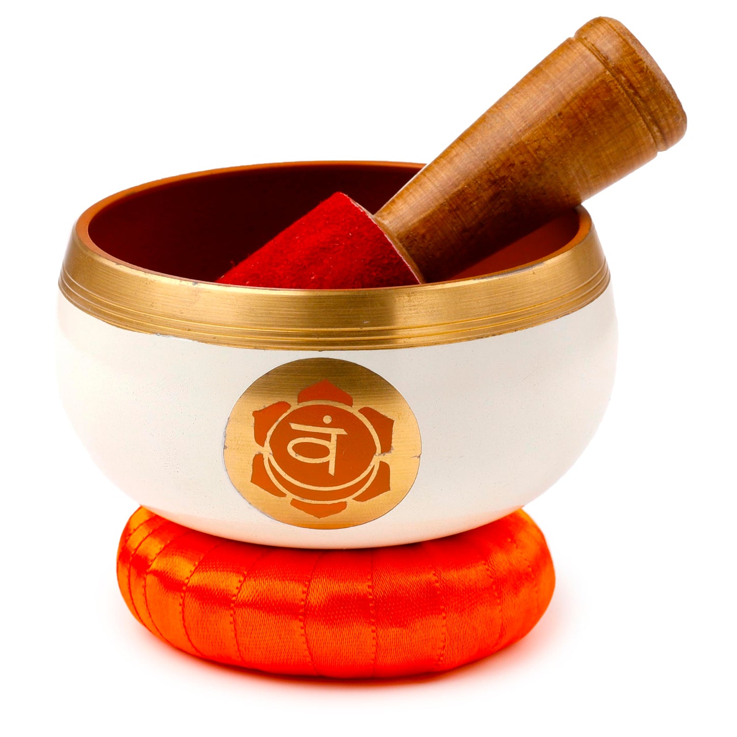 Puckator Sing07 Singing Bowl Orange Chakra