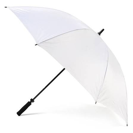 Jolly Brolly White Plain Umbrella DAMAGED