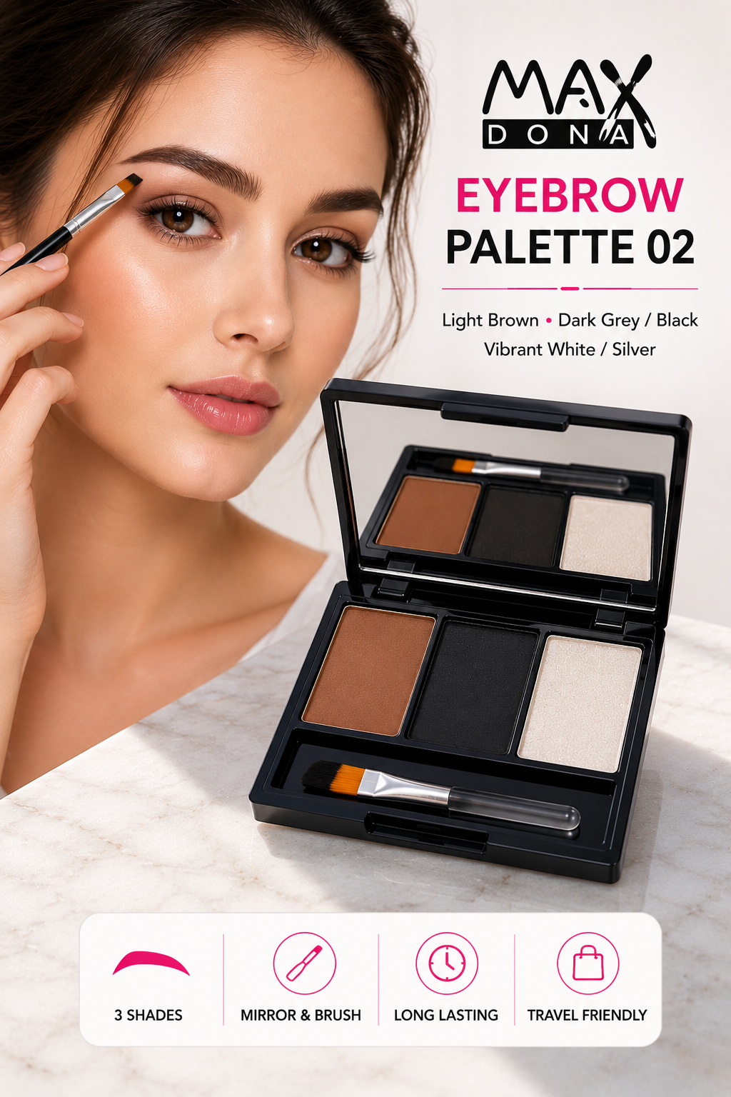 Maxdona Eyebrow Palette Shade 2