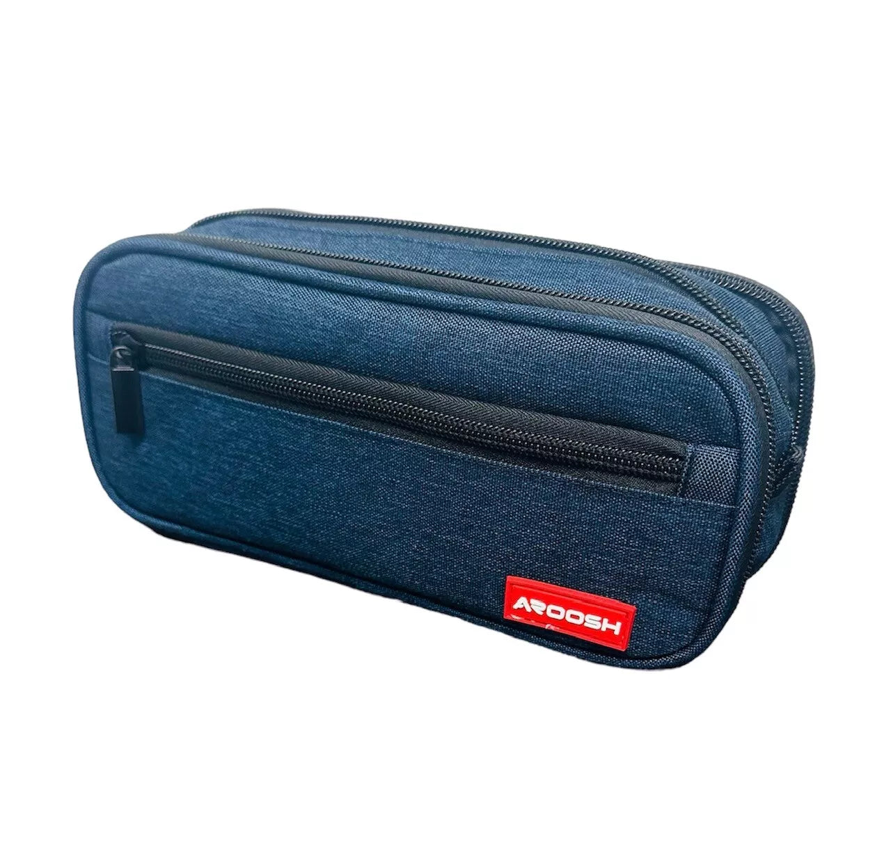 Aroosh Triple Pocket Zipped Pencil Case