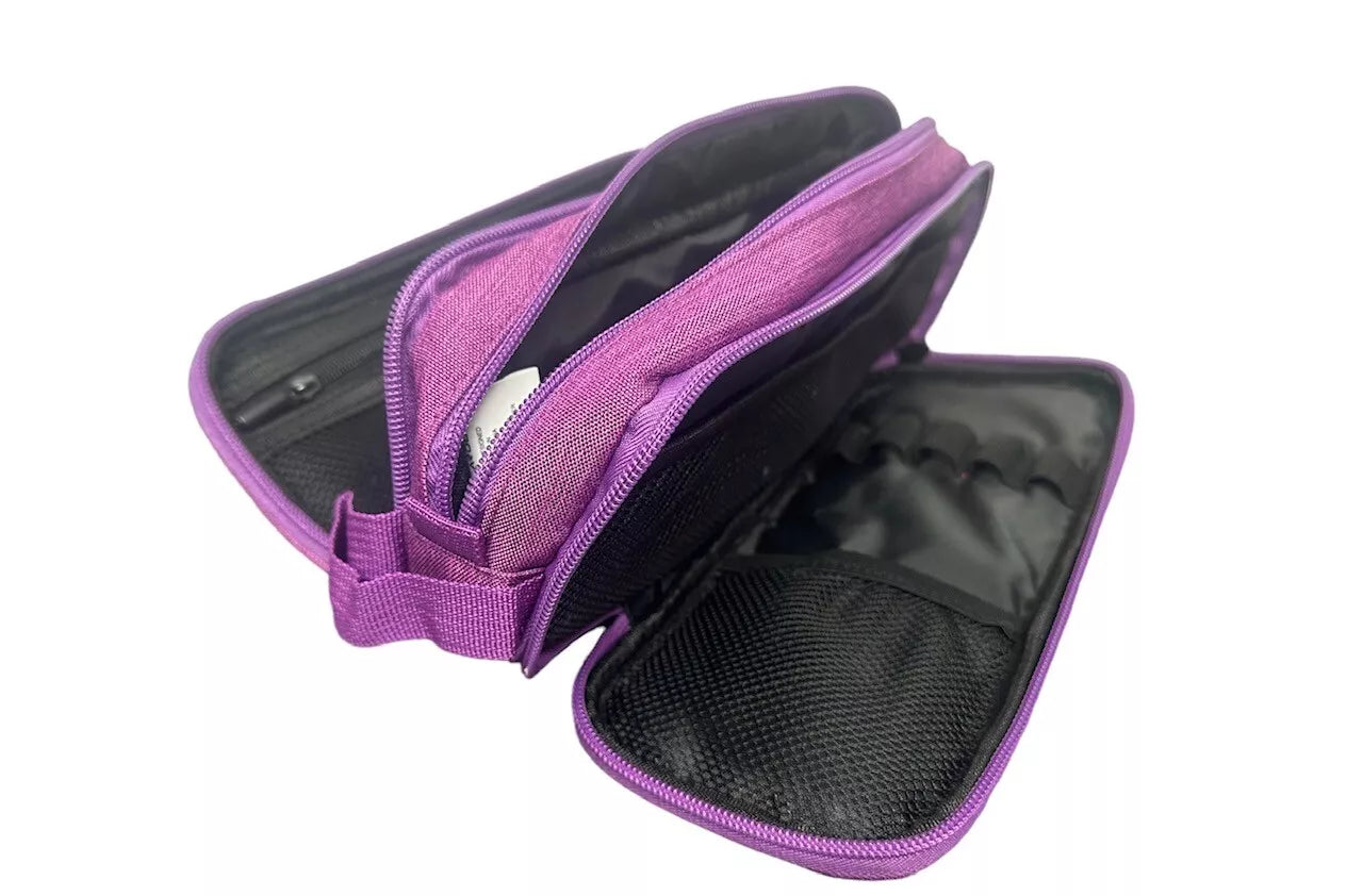 Aroosh Triple Pocket Zipped Pencil Case