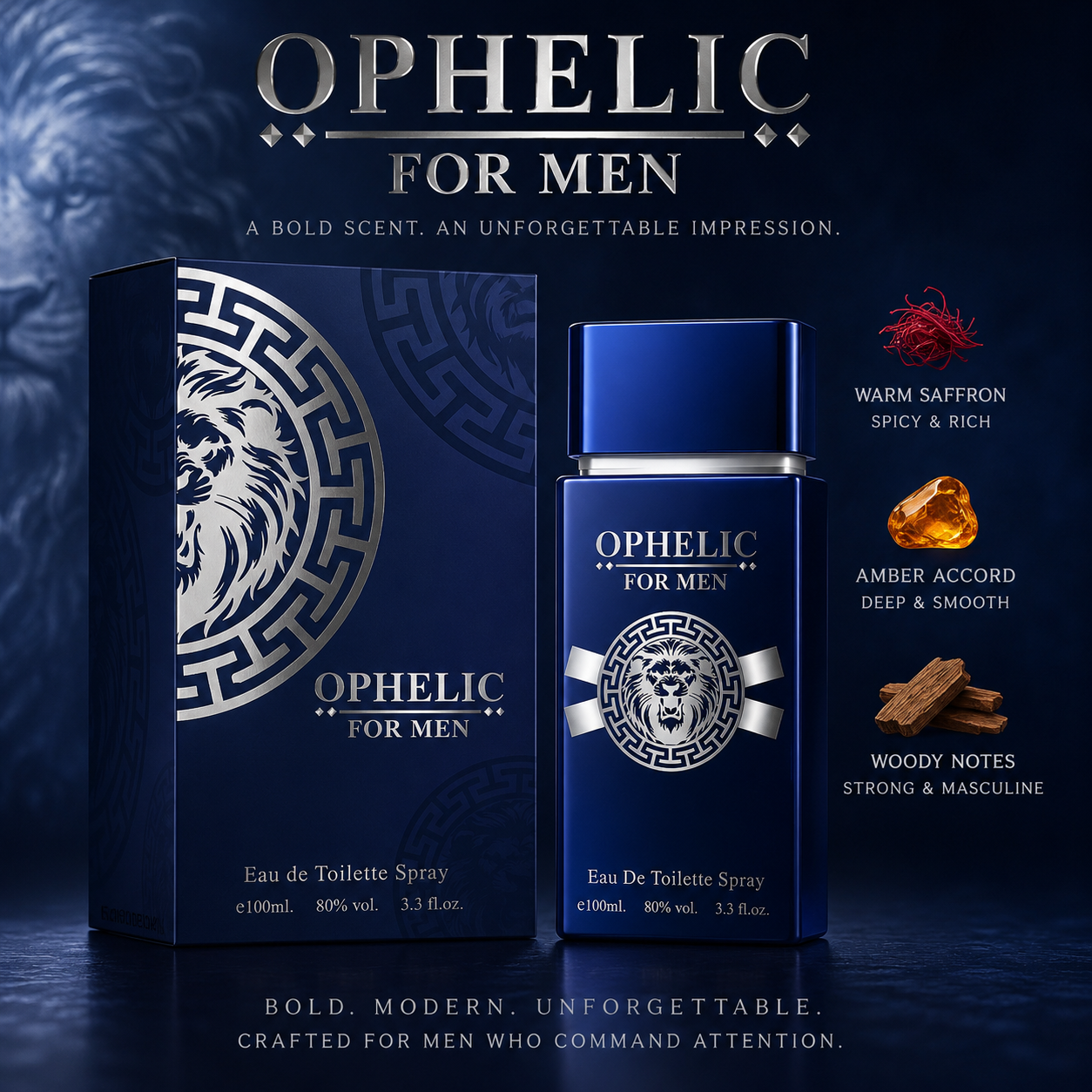 Ophelic for Men Men's Perfume 100ml Eau De Toilette