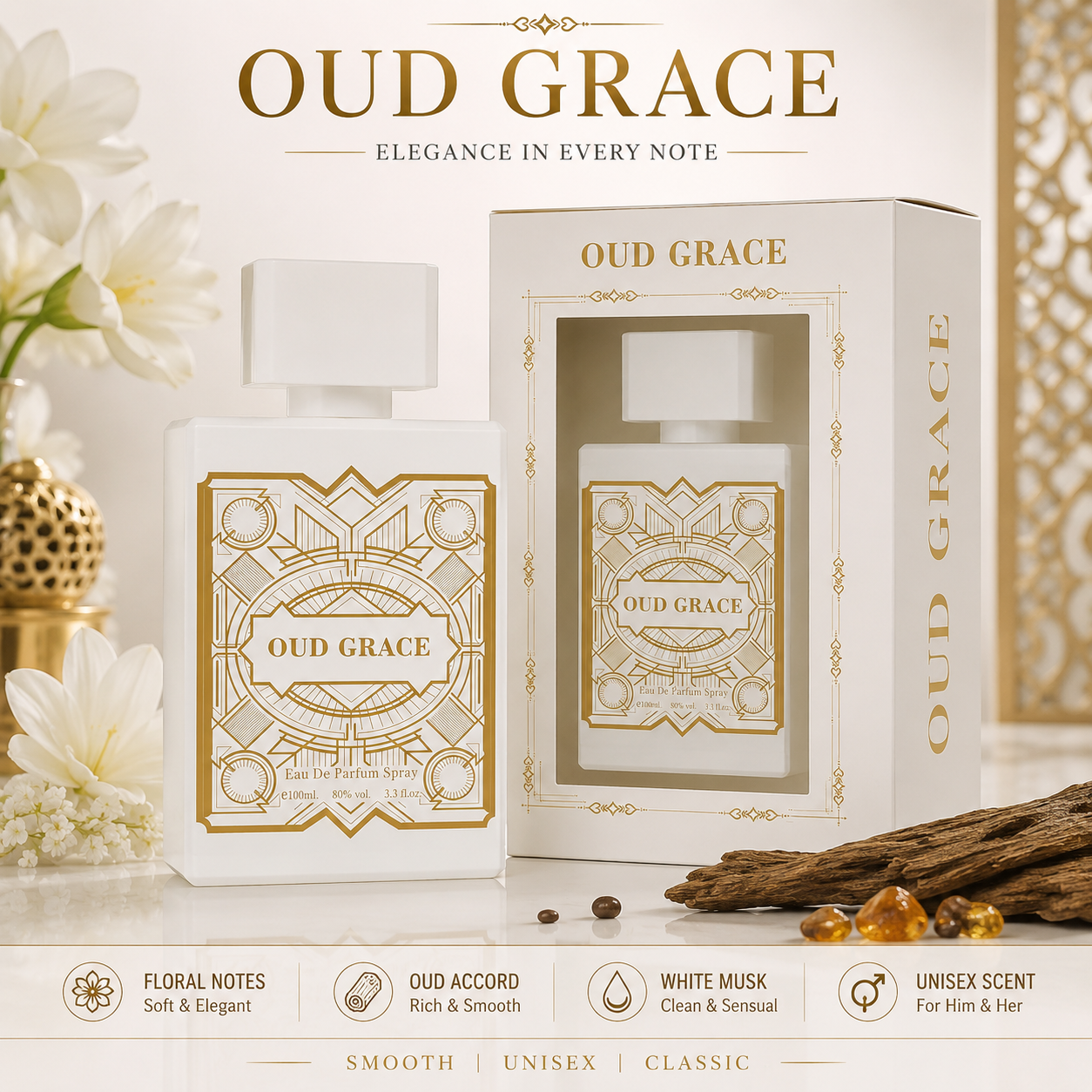 OUD GRACE - UNISEX Eau de Parfum Spray 100ml