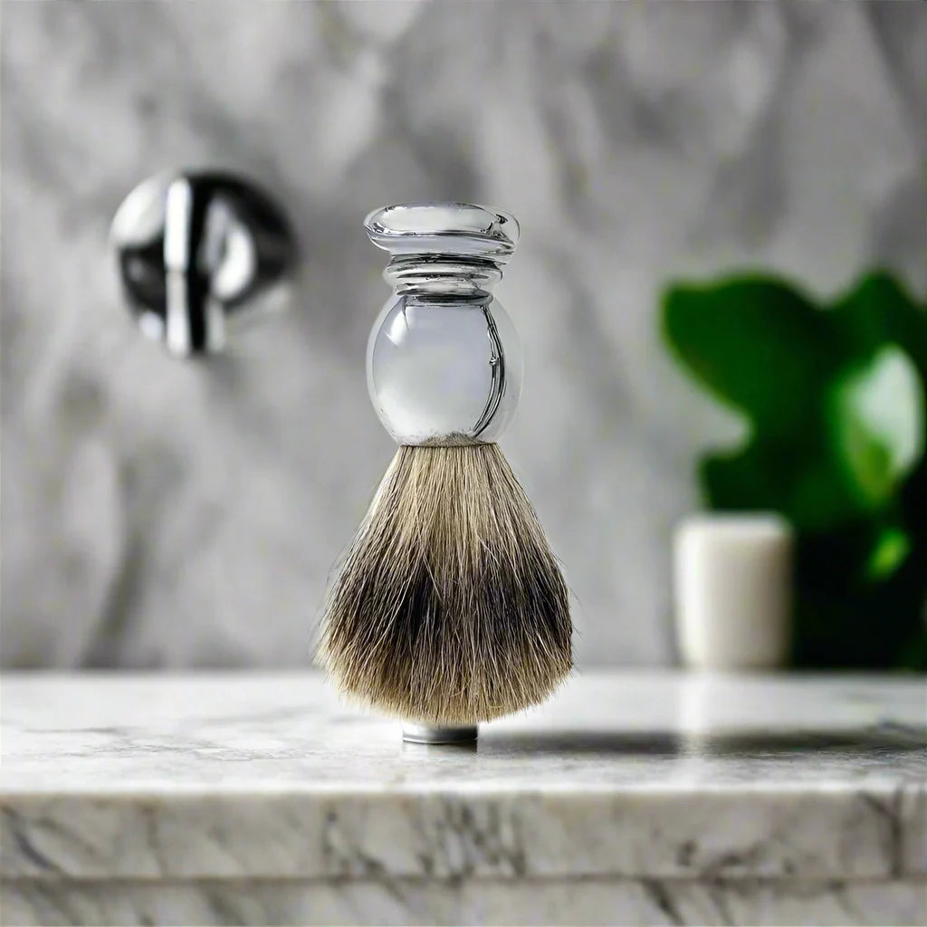 Shaving Brush - Chrome