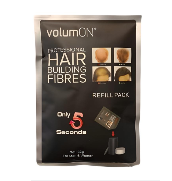 Volumon Unisex Hair Loss Concealer Refill Packs – 22g x2 - New Packaging Coming Soon