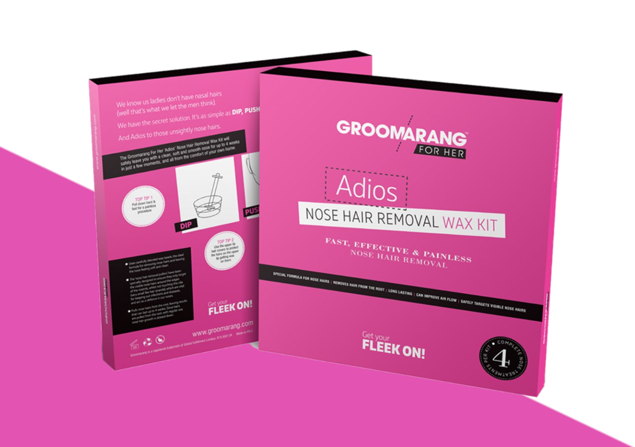 Groomarang For Her- Adios Nose Hair Removal Wax Kit For Her