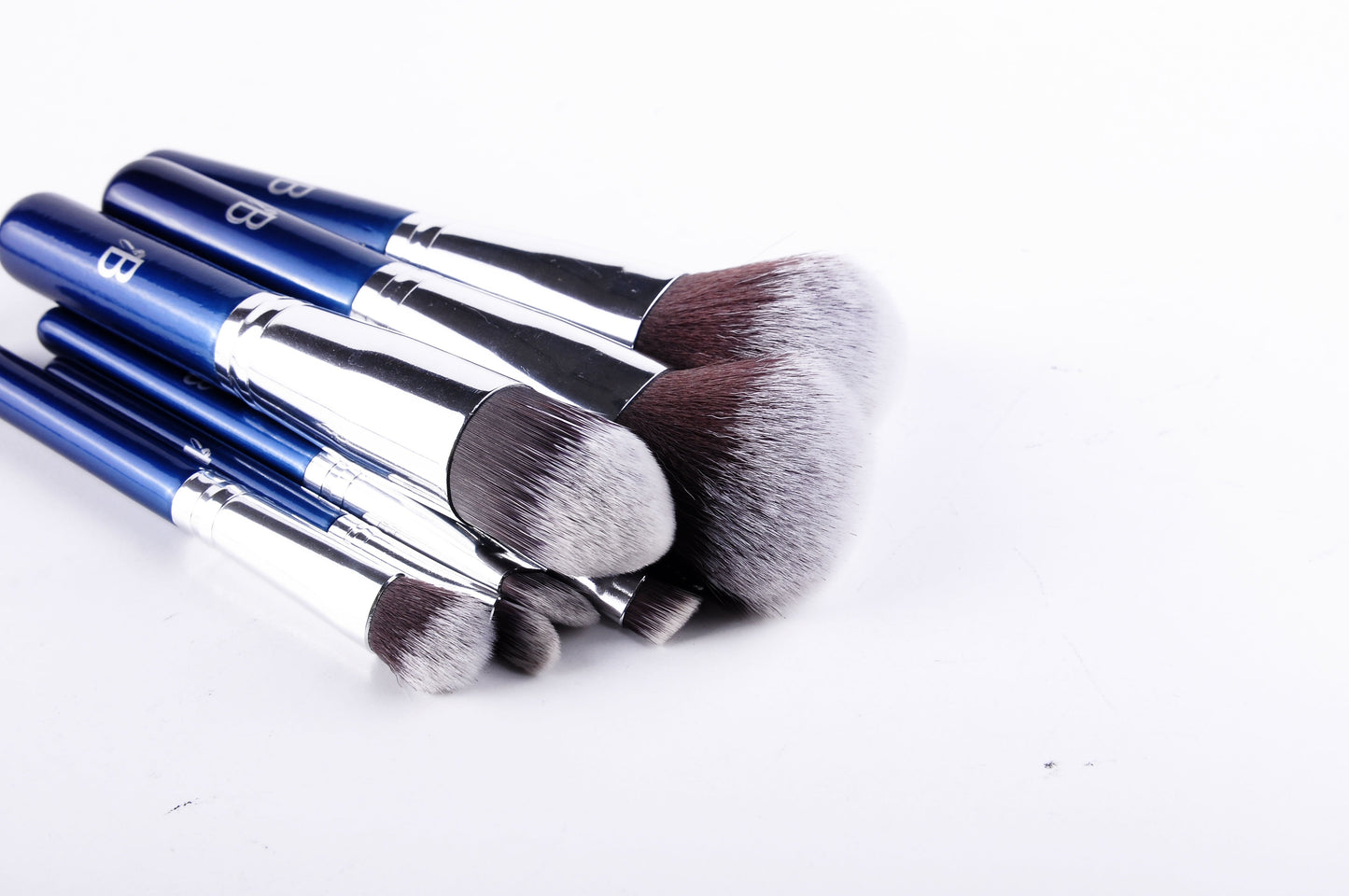 10pc IB Professional Brush Set With Blue Carry Case
